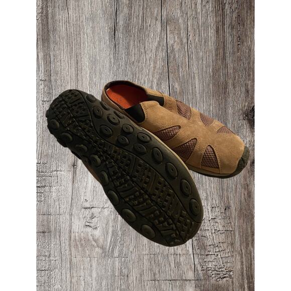 Merrell men’s suede slip on comfort shoes - Picture 3 of 5